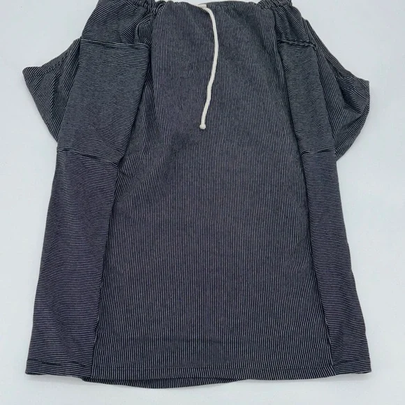 UEC Marine Layer Lola Cocoon Dress Gray Stripe Size S - Picture 7 of 10